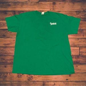 Spencer’s Employee Shirt Saint Paddy’s Day Get Lucky Funny Promo Halloween